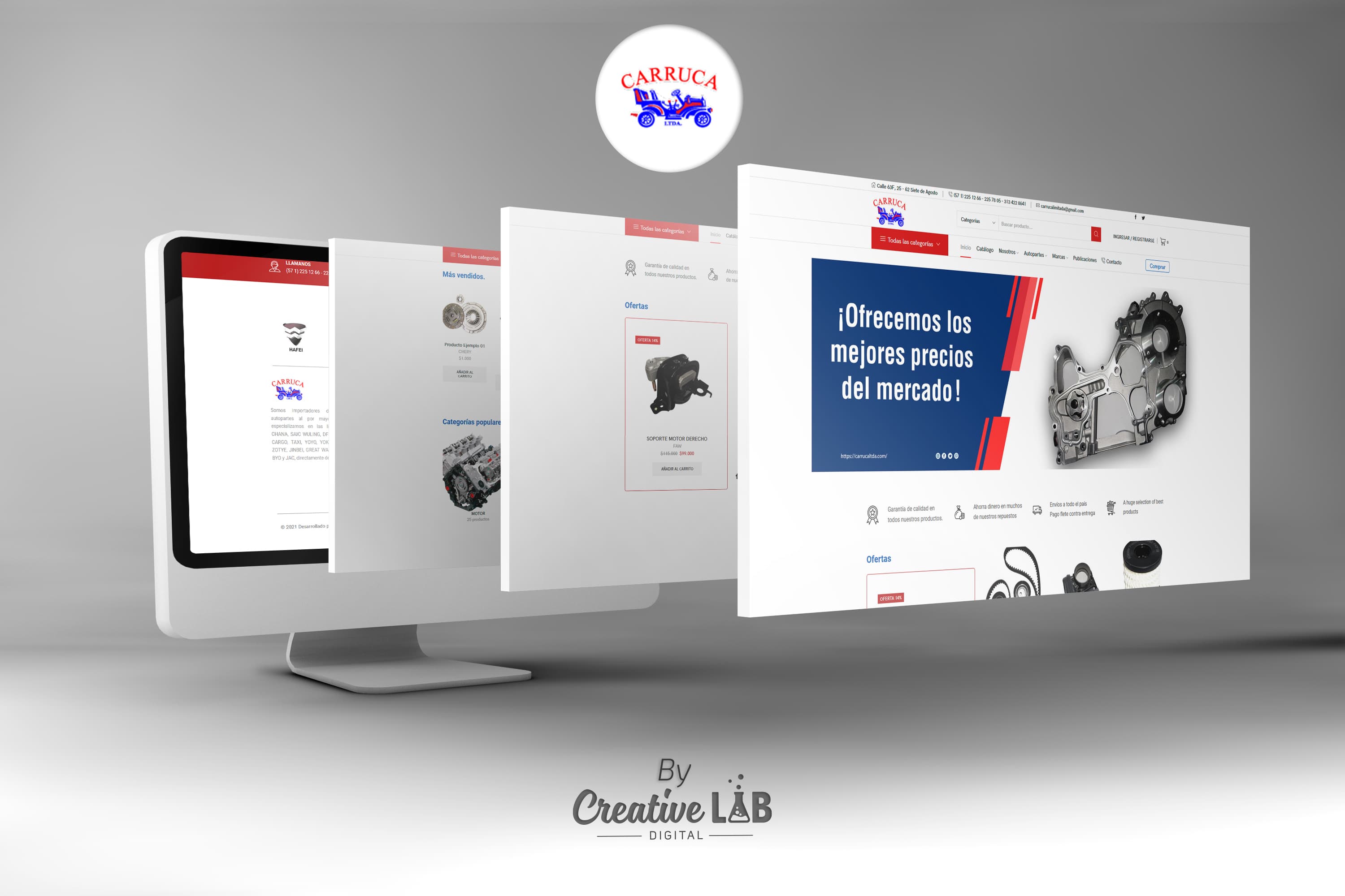 Carruca — pieza del portafolio de CreativeLAB