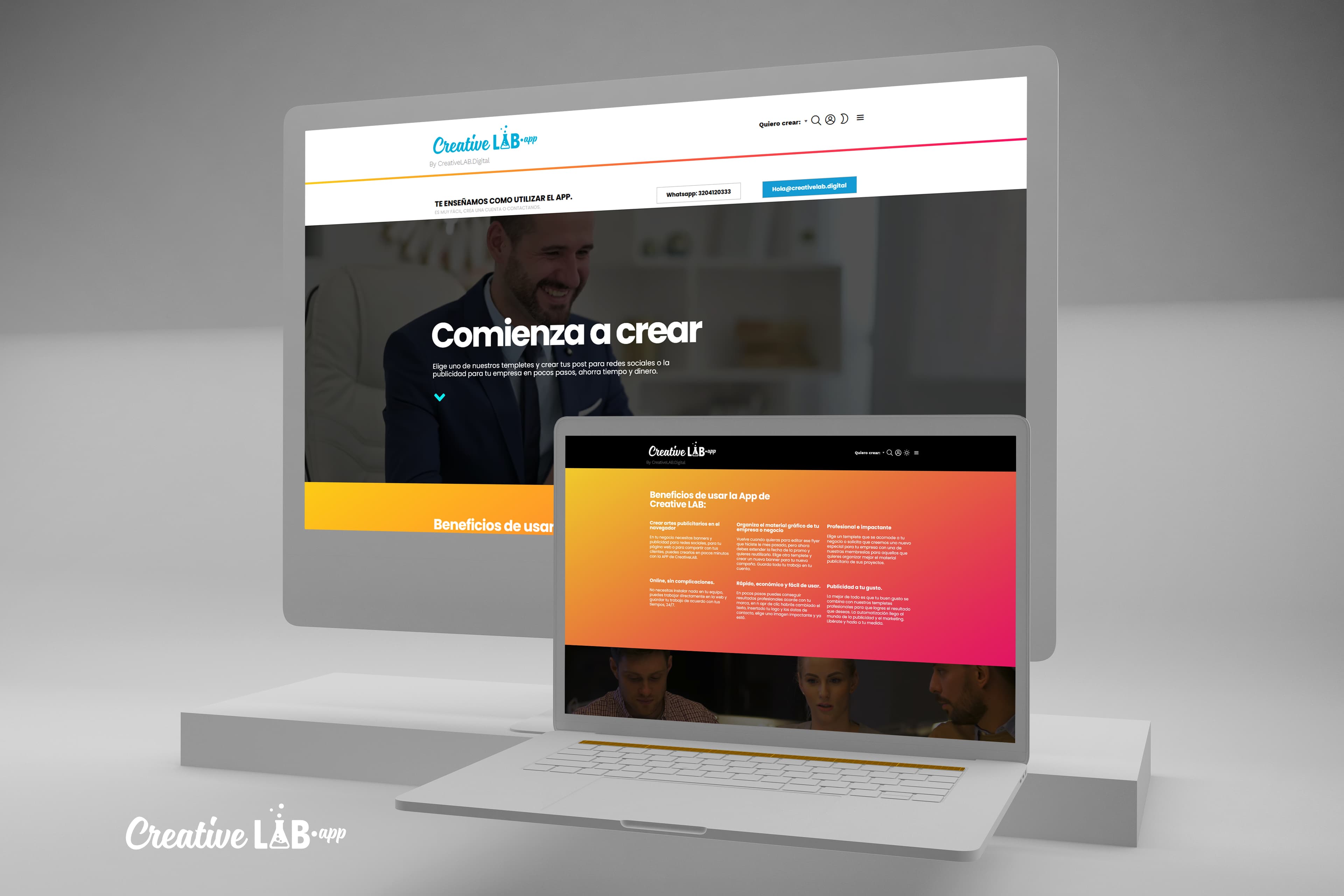 Creativelabapp — pieza del portafolio de CreativeLAB