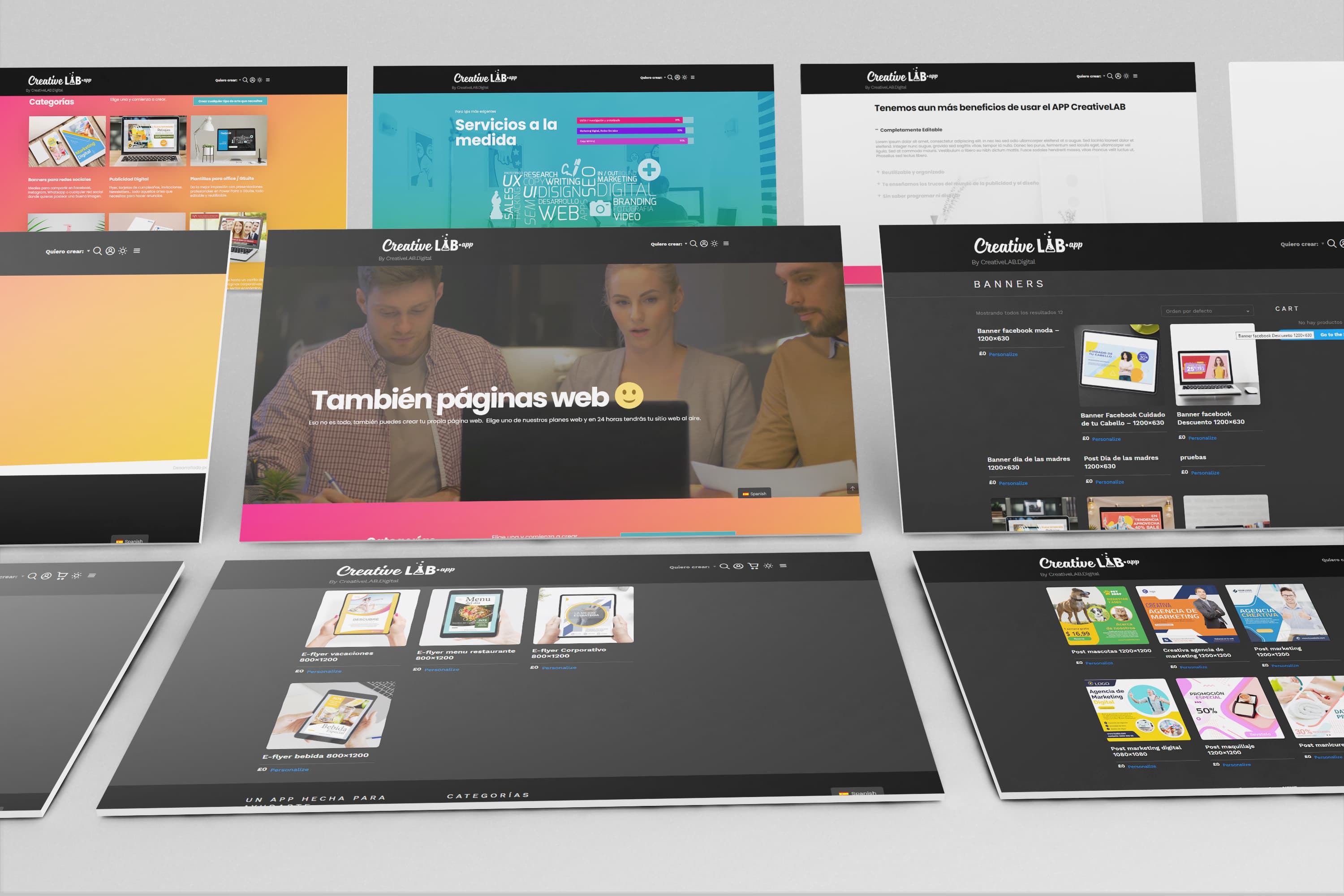 Creativelabapp — pieza del portafolio de CreativeLAB