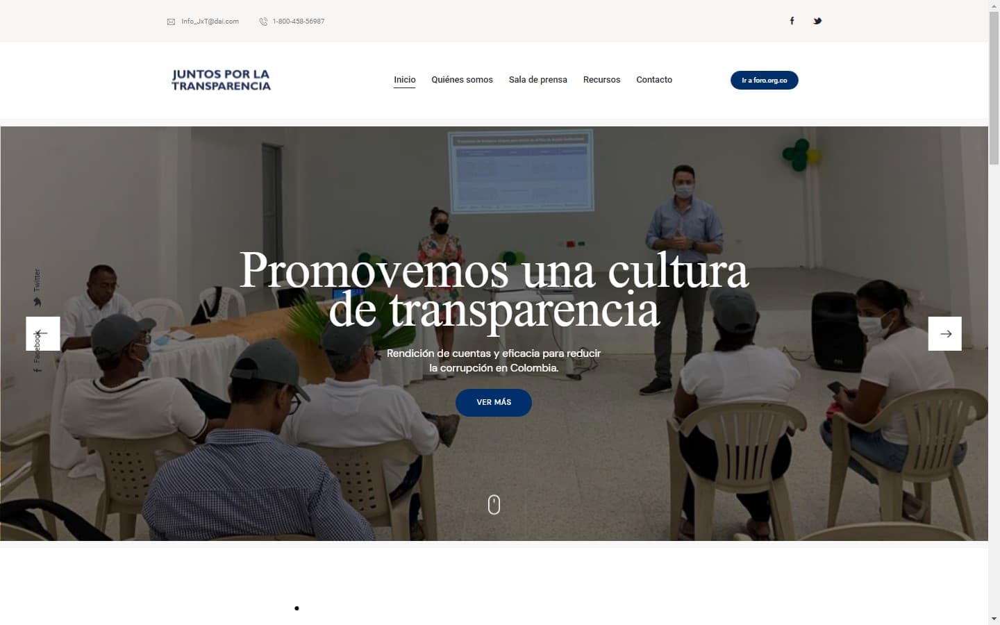 DAI / USAID — Juntos por la Transparencia — pieza del portafolio de CreativeLAB