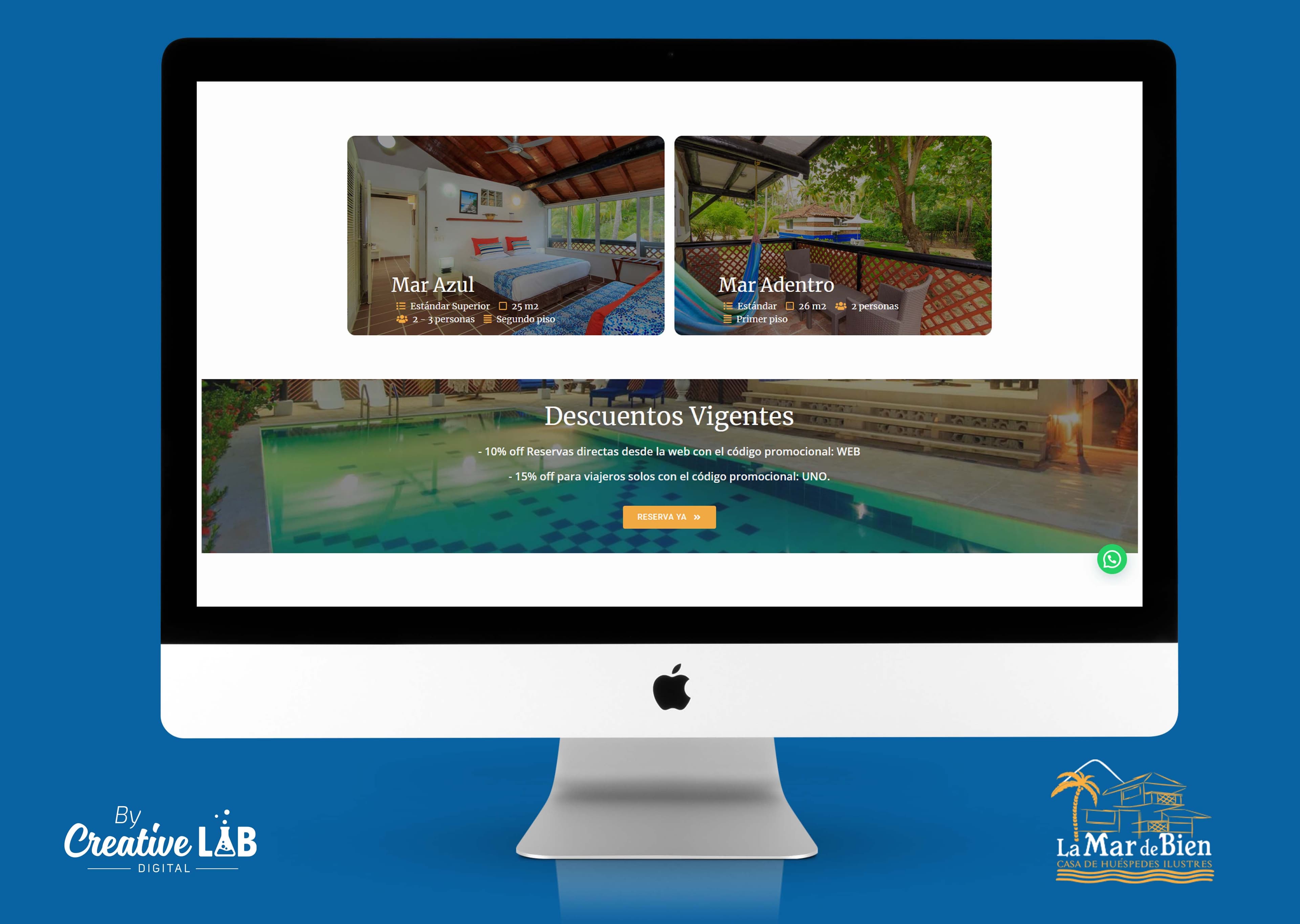 Hotel La Mar de Bien — pieza del portafolio de CreativeLAB