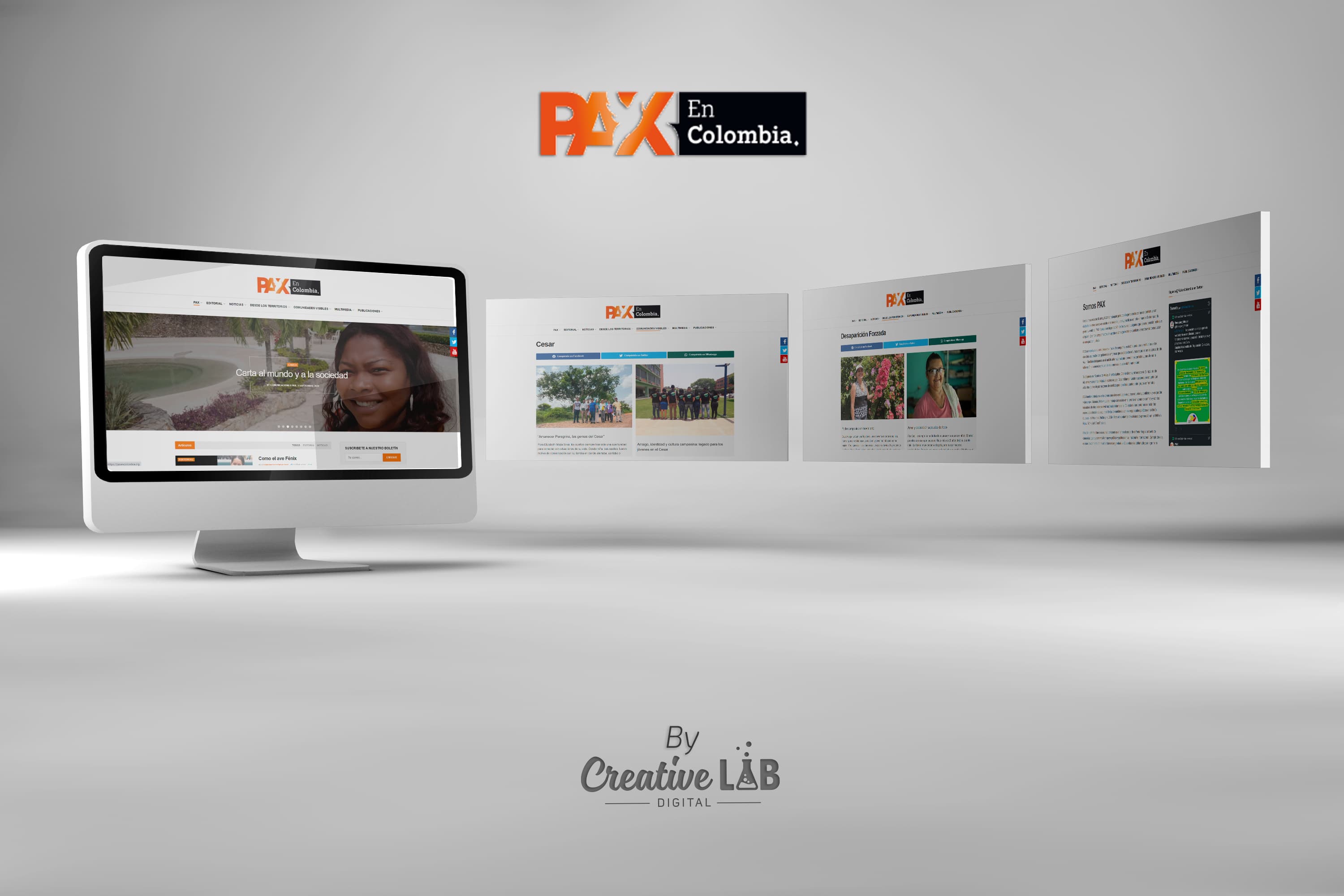 Pax en Colombia — pieza del portafolio de CreativeLAB