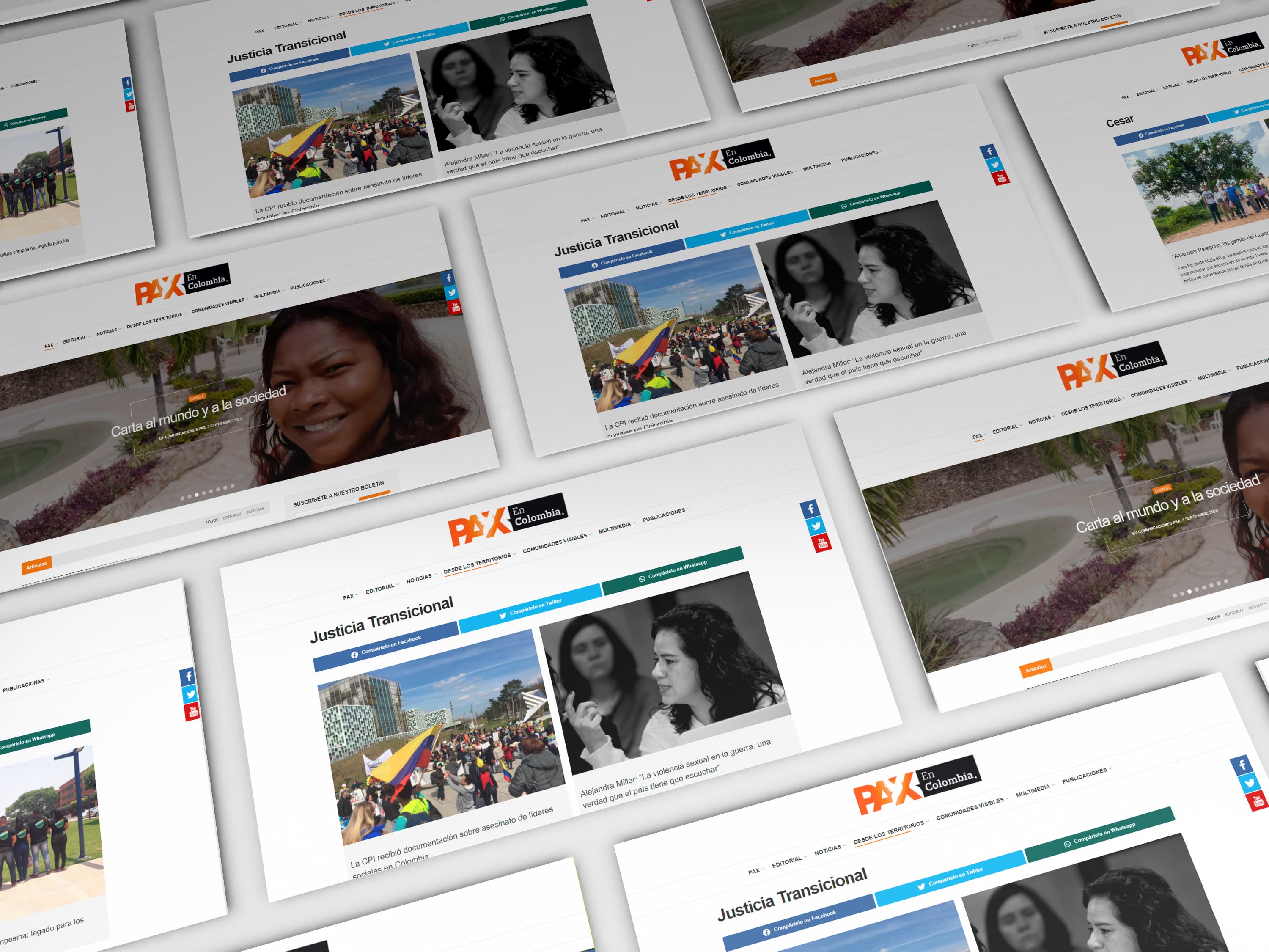 Pax en Colombia — pieza del portafolio de CreativeLAB
