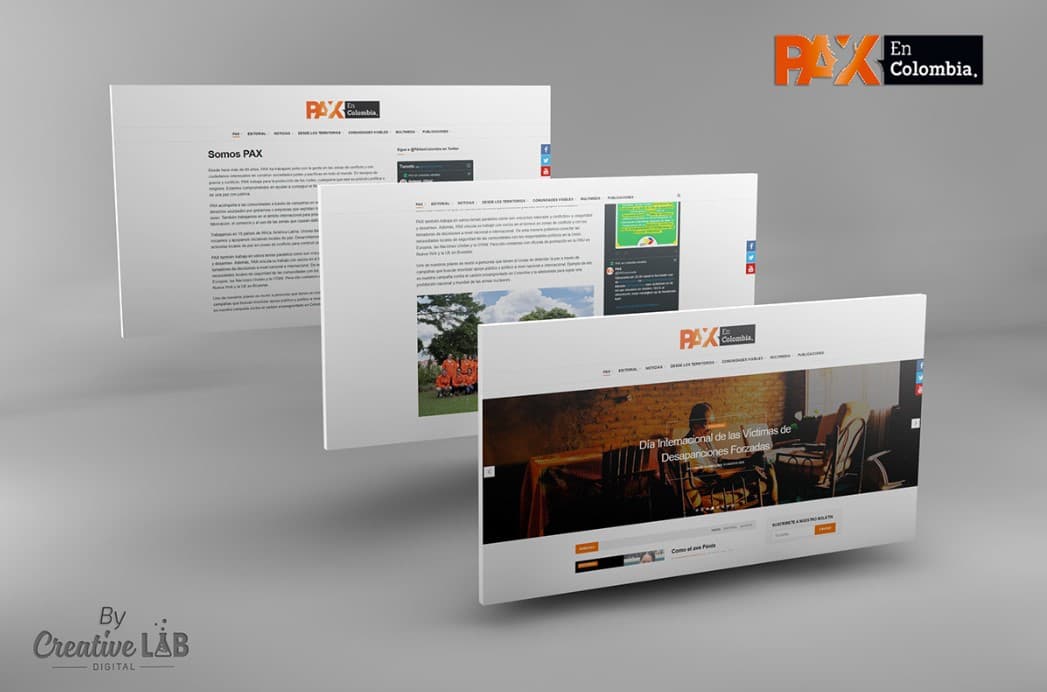 Pax en Colombia — pieza del portafolio de CreativeLAB
