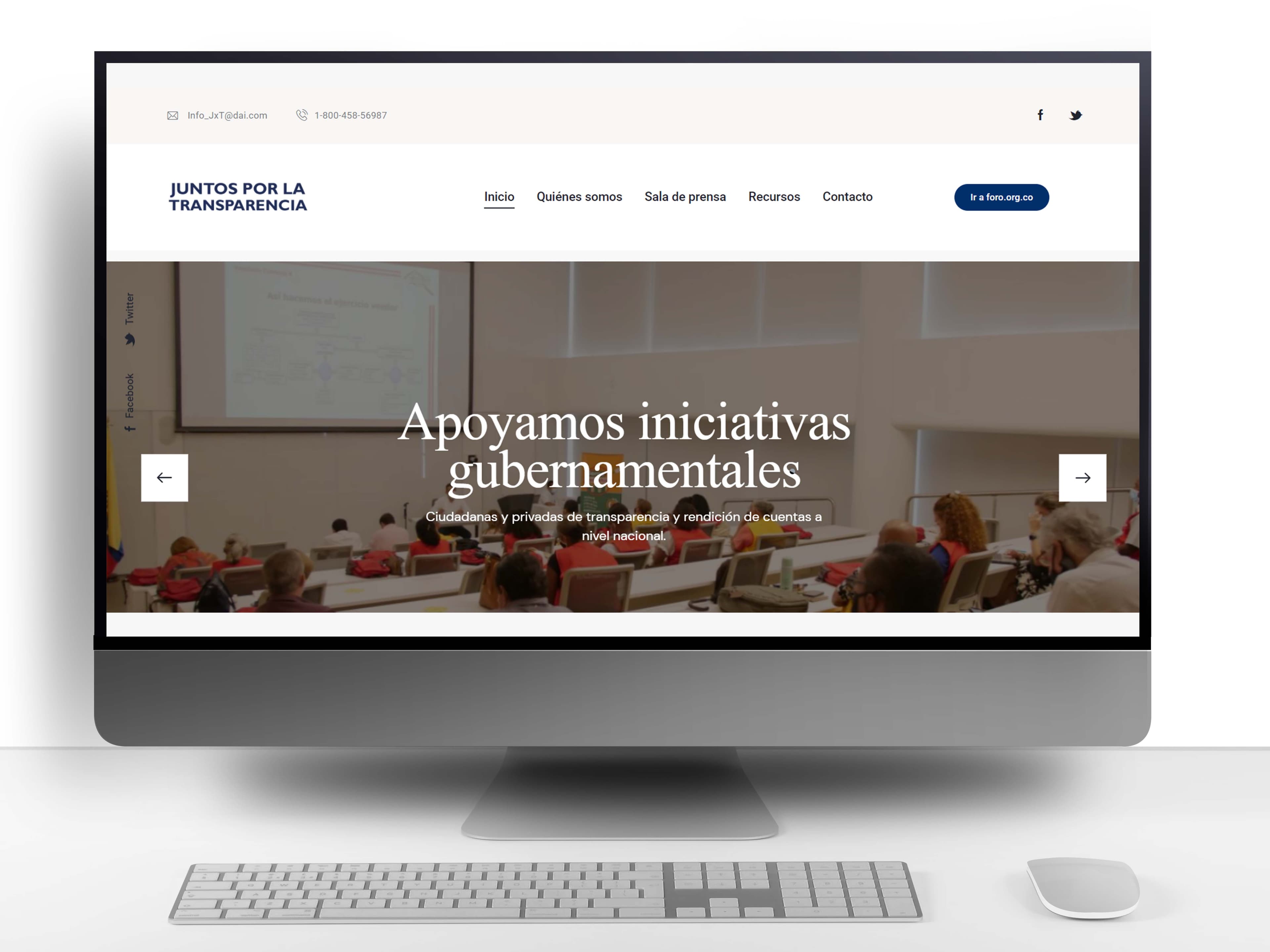 DAI / USAID — Juntos por la Transparencia — pieza del portafolio de CreativeLAB