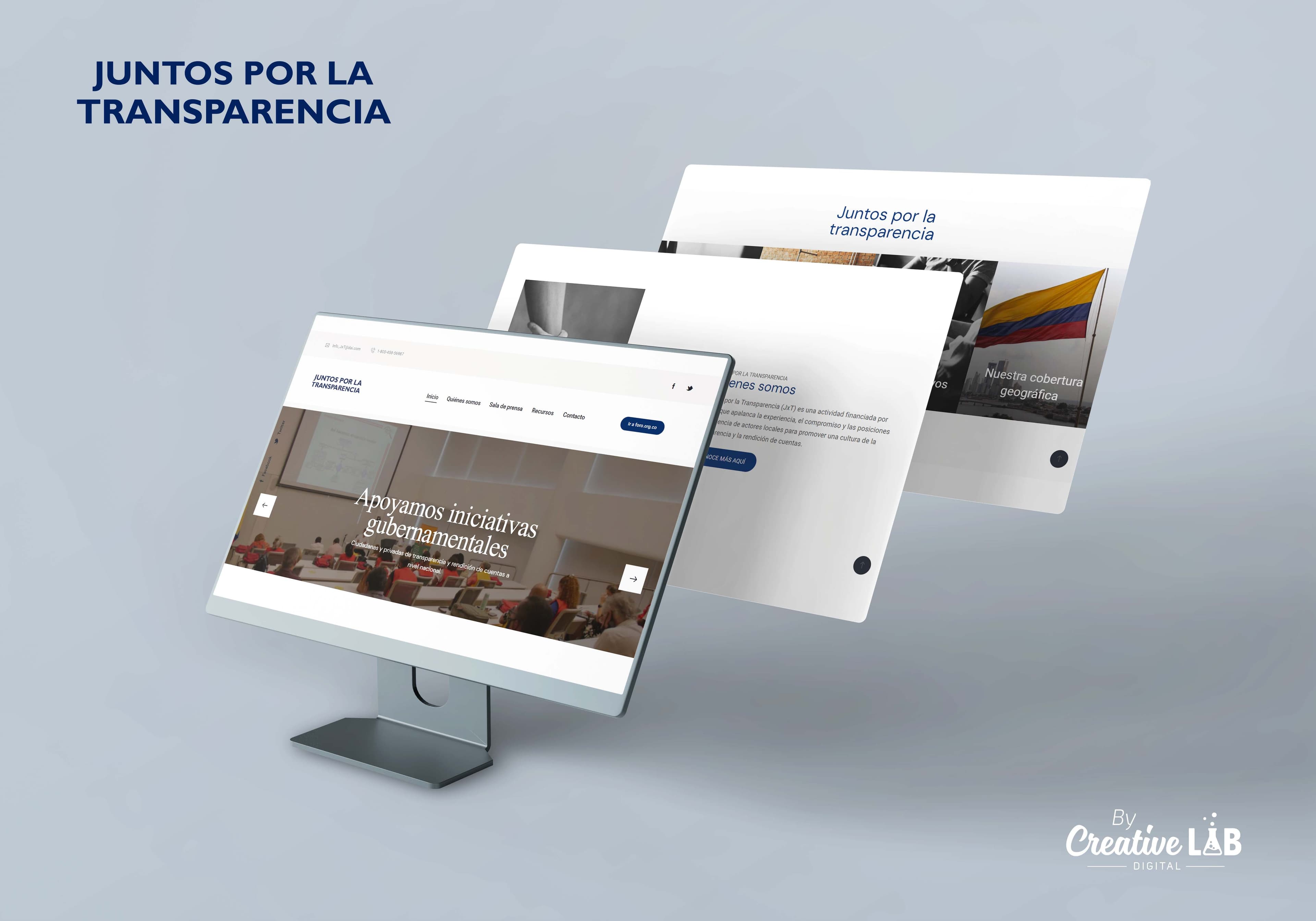 DAI / USAID — Juntos por la Transparencia — pieza del portafolio de CreativeLAB