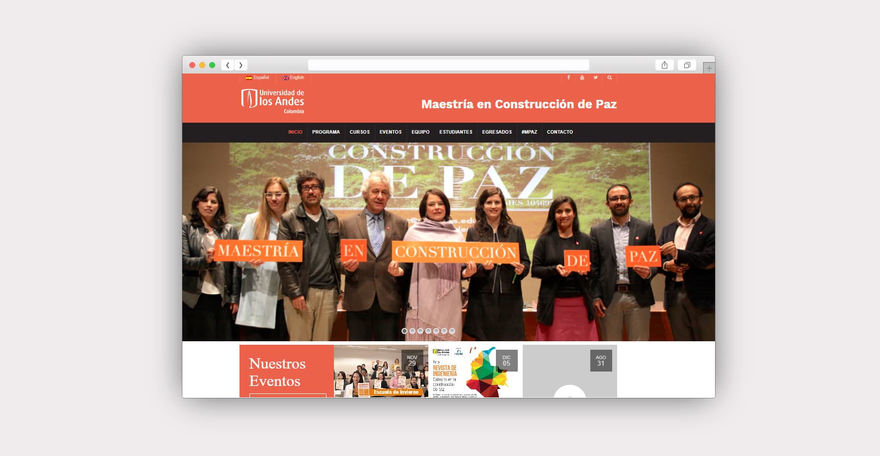 Universidad de los Andes — pieza del portafolio de CreativeLAB