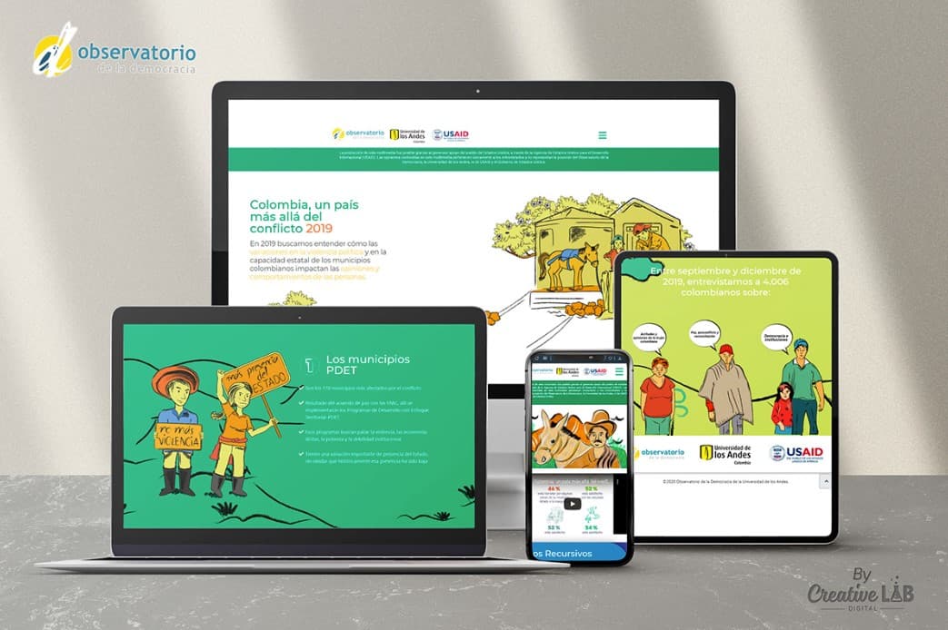 Universidad de los Andes — pieza del portafolio de CreativeLAB