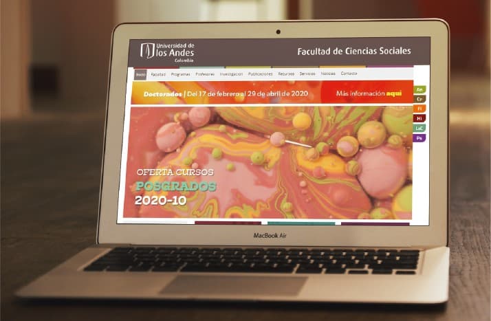 Universidad de los Andes — pieza del portafolio de CreativeLAB