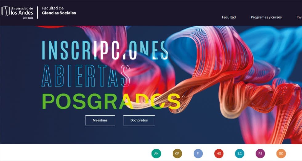 Universidad de los Andes — pieza del portafolio de CreativeLAB