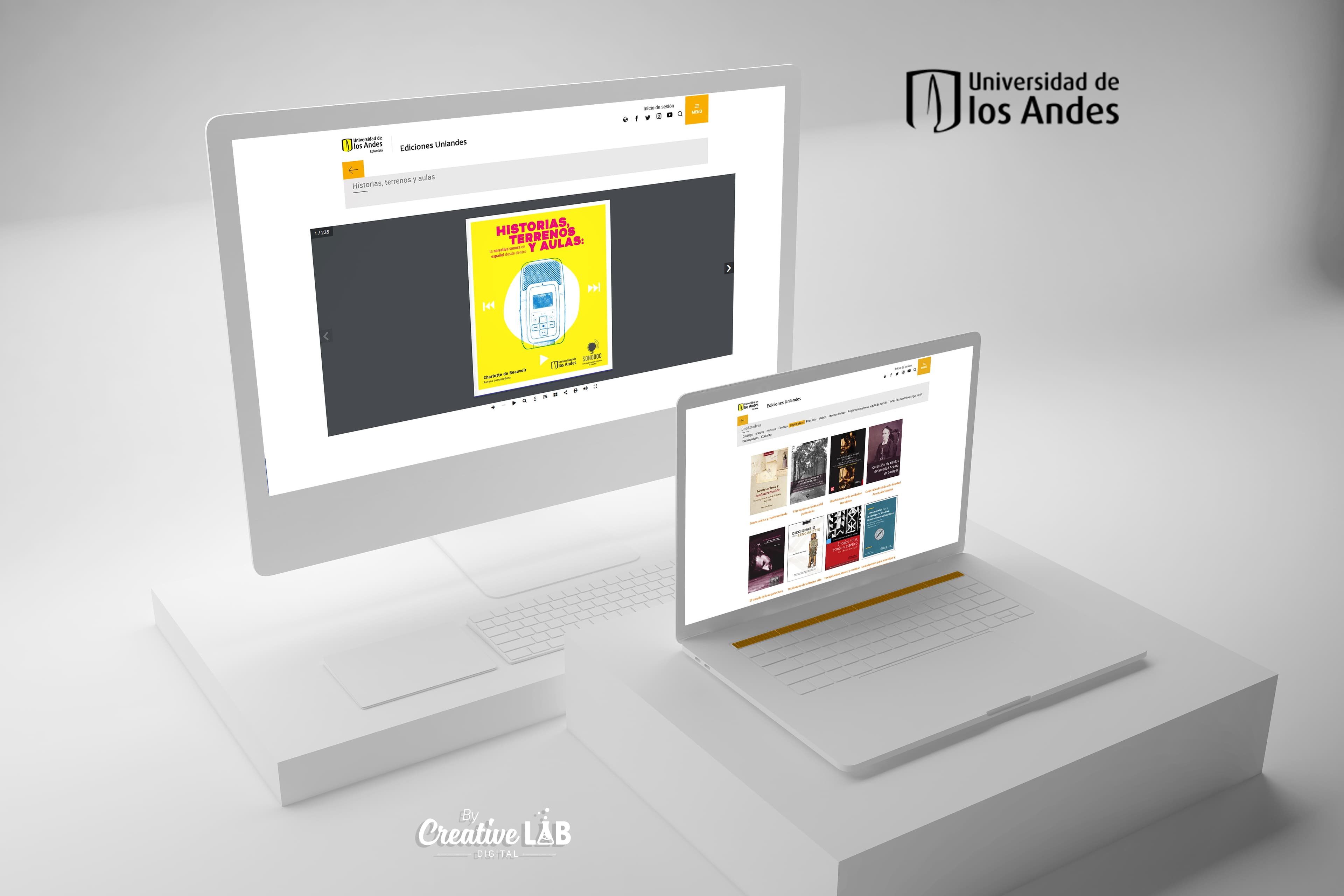 Universidad de los Andes — pieza del portafolio de CreativeLAB