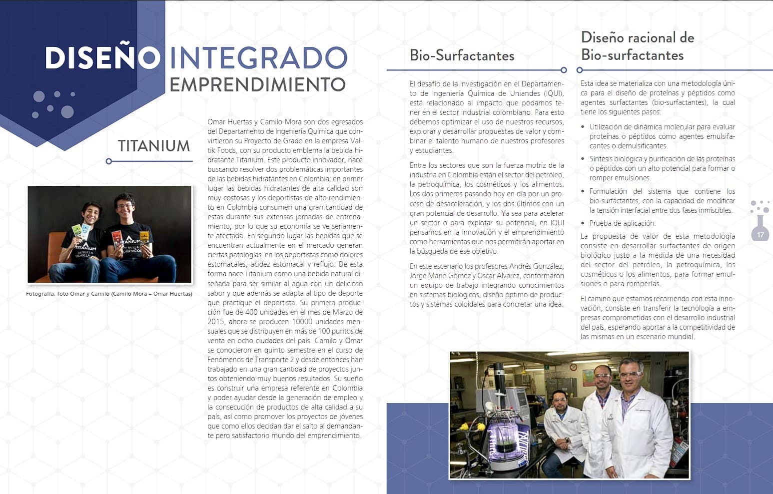 Universidad de los Andes — pieza del portafolio de CreativeLAB